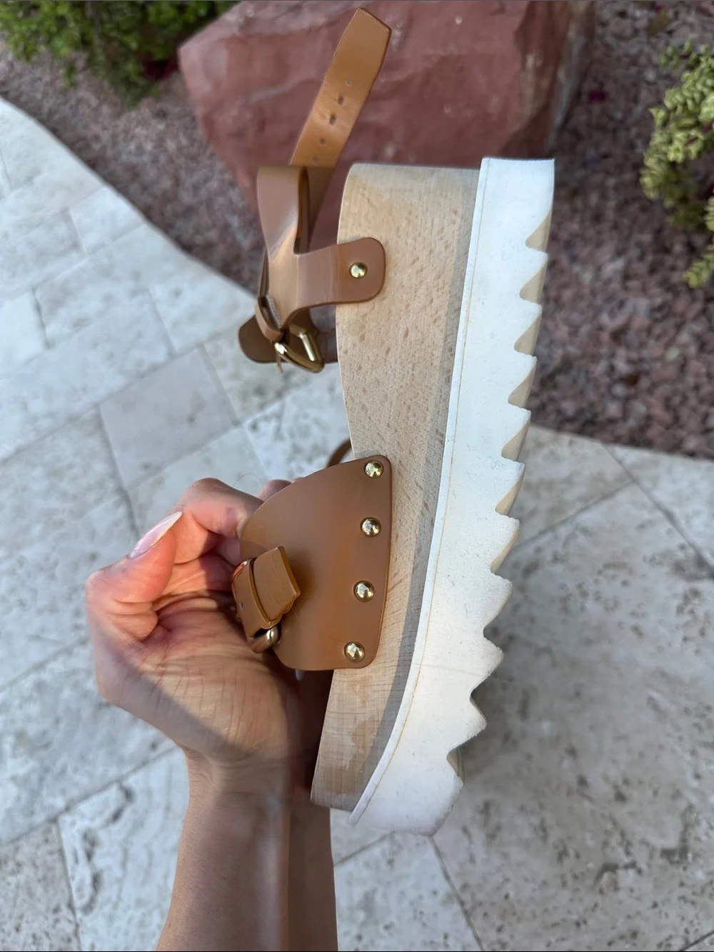 100% authentic Stella McCartney Elyse platform sandals